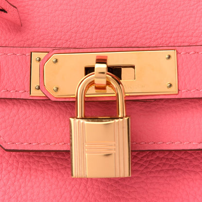 Hermes Togo Birkin 35 Rose Lipstick 8 of 11