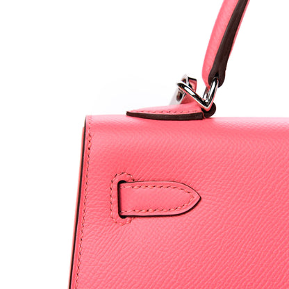 Hermes Epsom Kelly Sellier 25 Rose Azalee 11 of 40