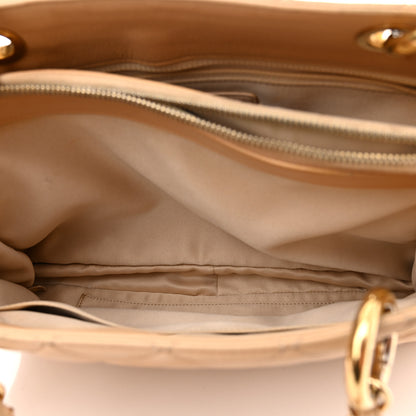 Chanel Caviar Quilted Grand Shopping Tote GST Beige Clair 6 of 15