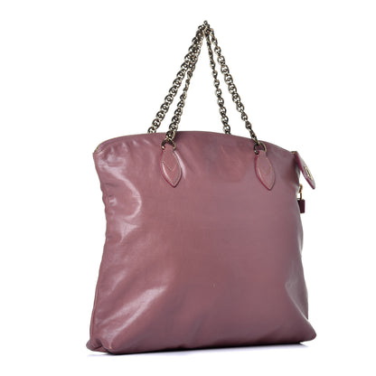 Louis Vuitton Cuir Boudoir Lockit Chain Rose 3 of 8