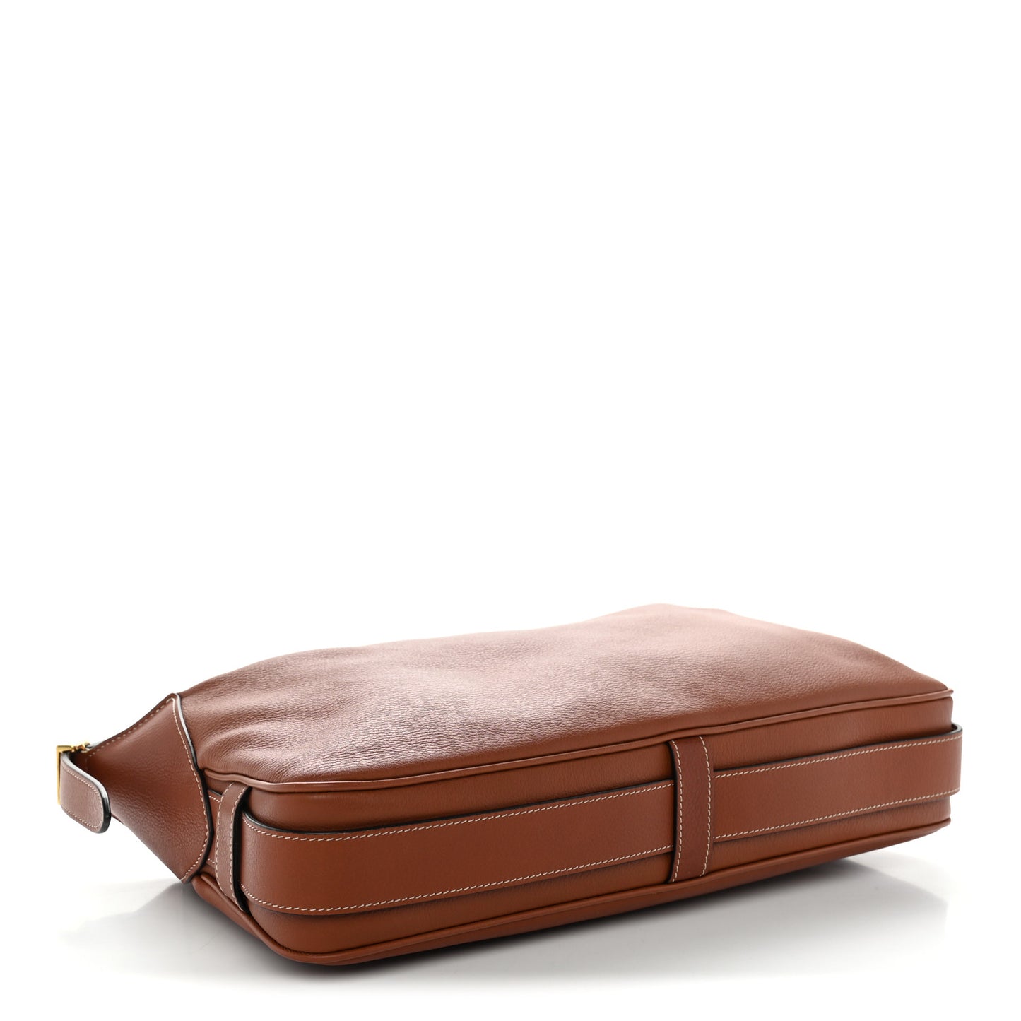 Supple Calfskin Medium Romy Shoulder Bag Tan