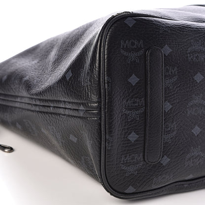 MCM Visetos Large Liz Reversible Shopper Tote Black 13 of 24