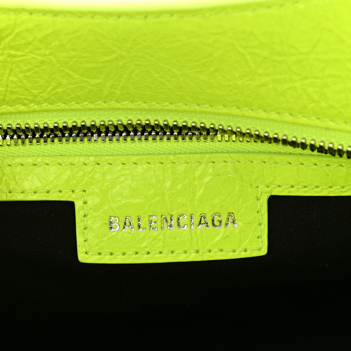 Agneau Arena Neo Cagole Handbag XS Fluo Yellow