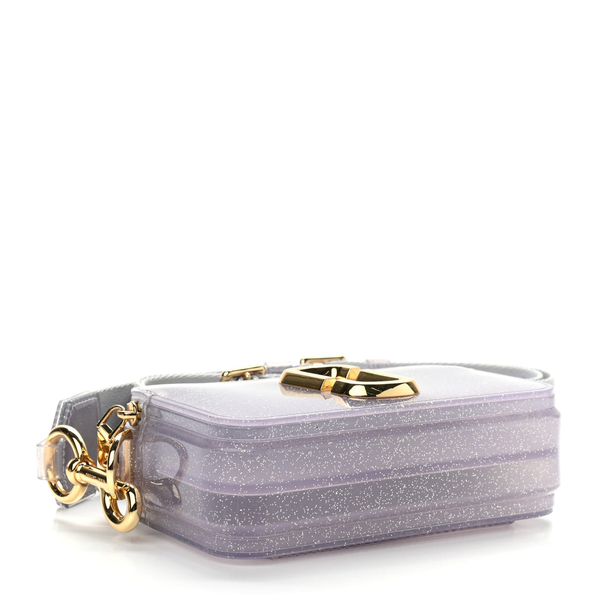 Marc Jacobs Jelly Glitter Small Snapshot Camera Bag Silver Multi 5 of 11