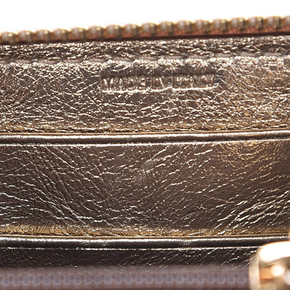 Burberry Haymarket Check Small Zip Wallet Gold 8 of 10