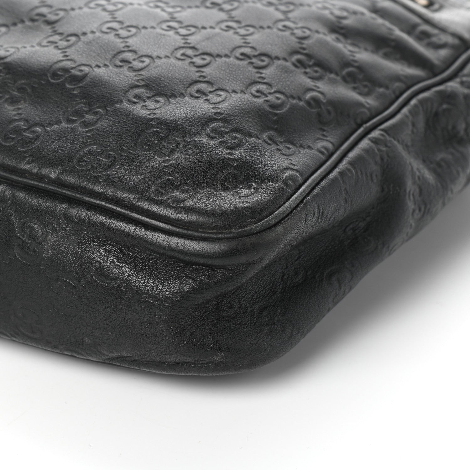Gucci Guccissima Medium Messenger Black 10 of 10