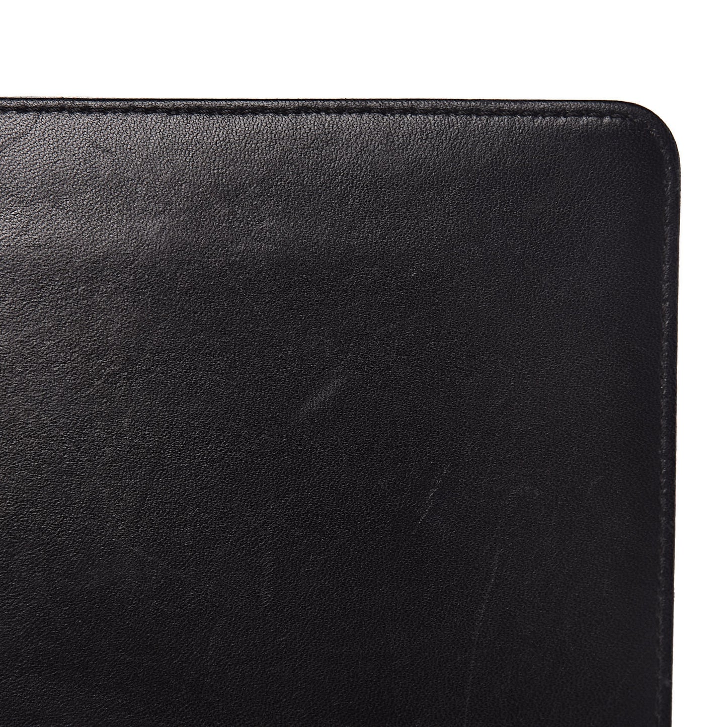 Lambskin Quilted Large Boy Flap Black