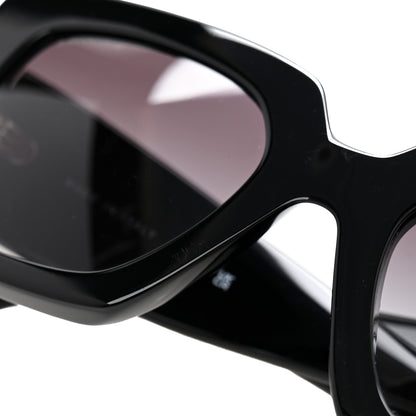 Chanel Acetate Pearl Rectangle Sunglasses 5480-H-A Black 8 of 9