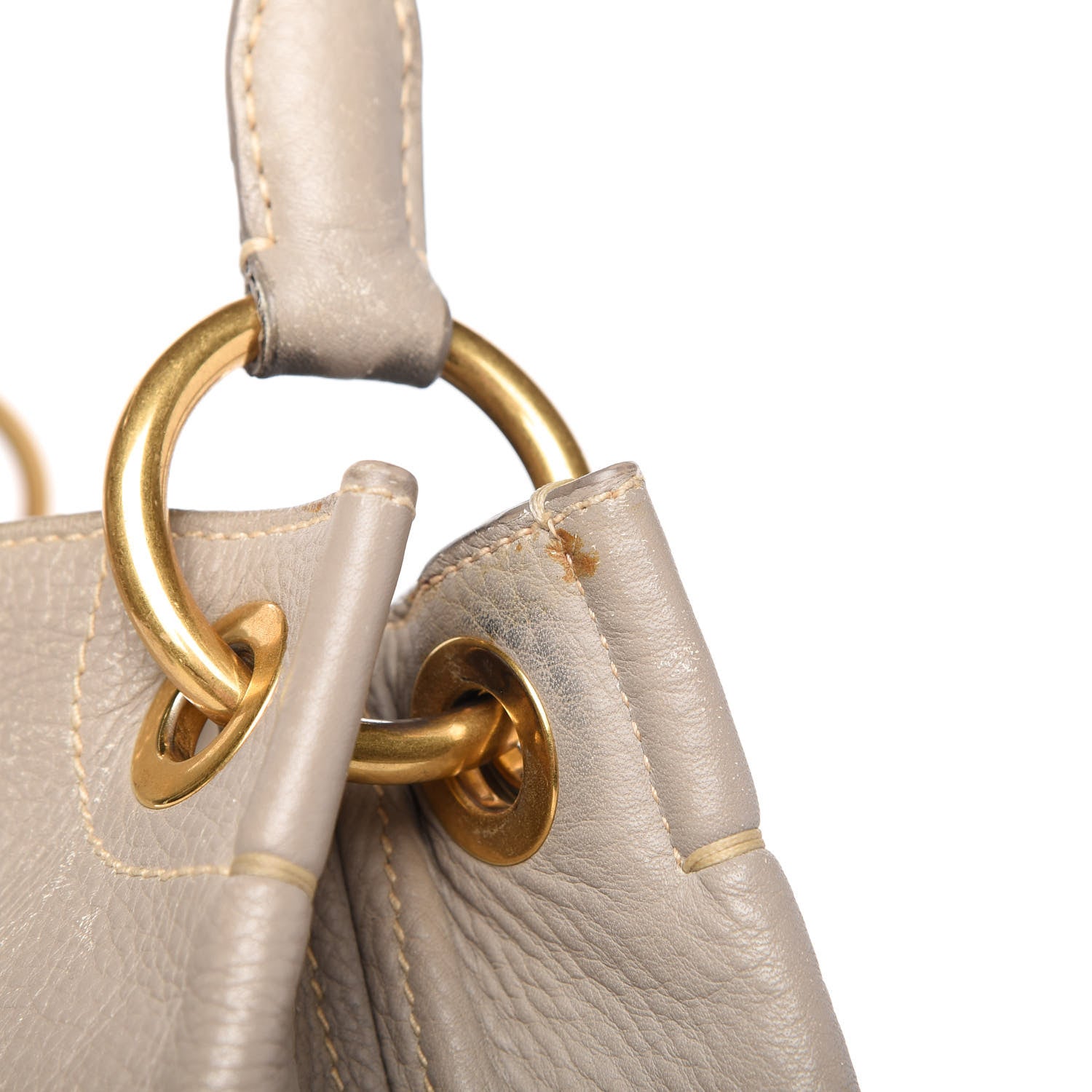 Prada Vitello Daino Hobo Argilla 15 of 17