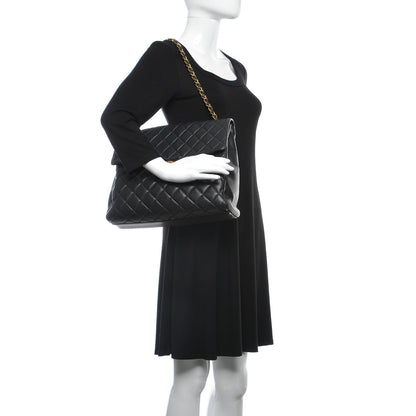 Chanel Caviar Quilted Jumbo Single Flap Black 2 of 14