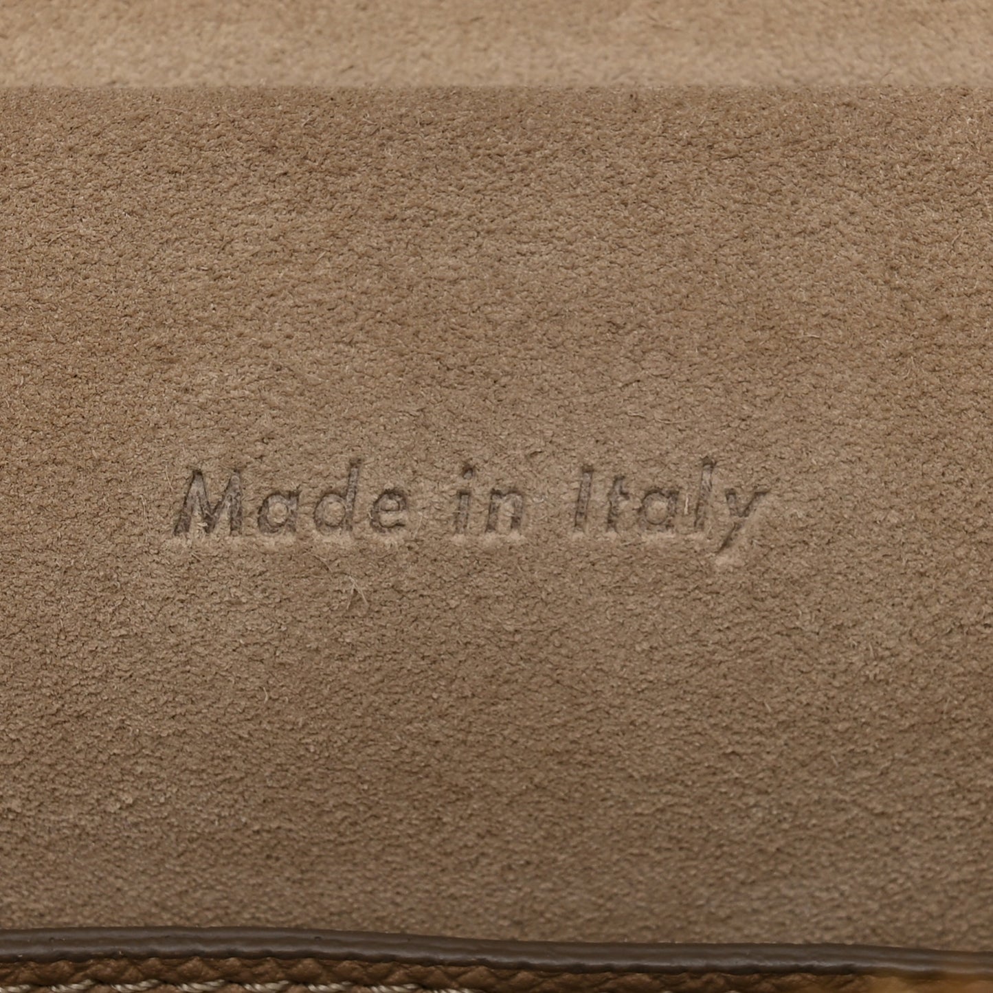 Grained Calfskin Micro Belt Bag Light Taupe