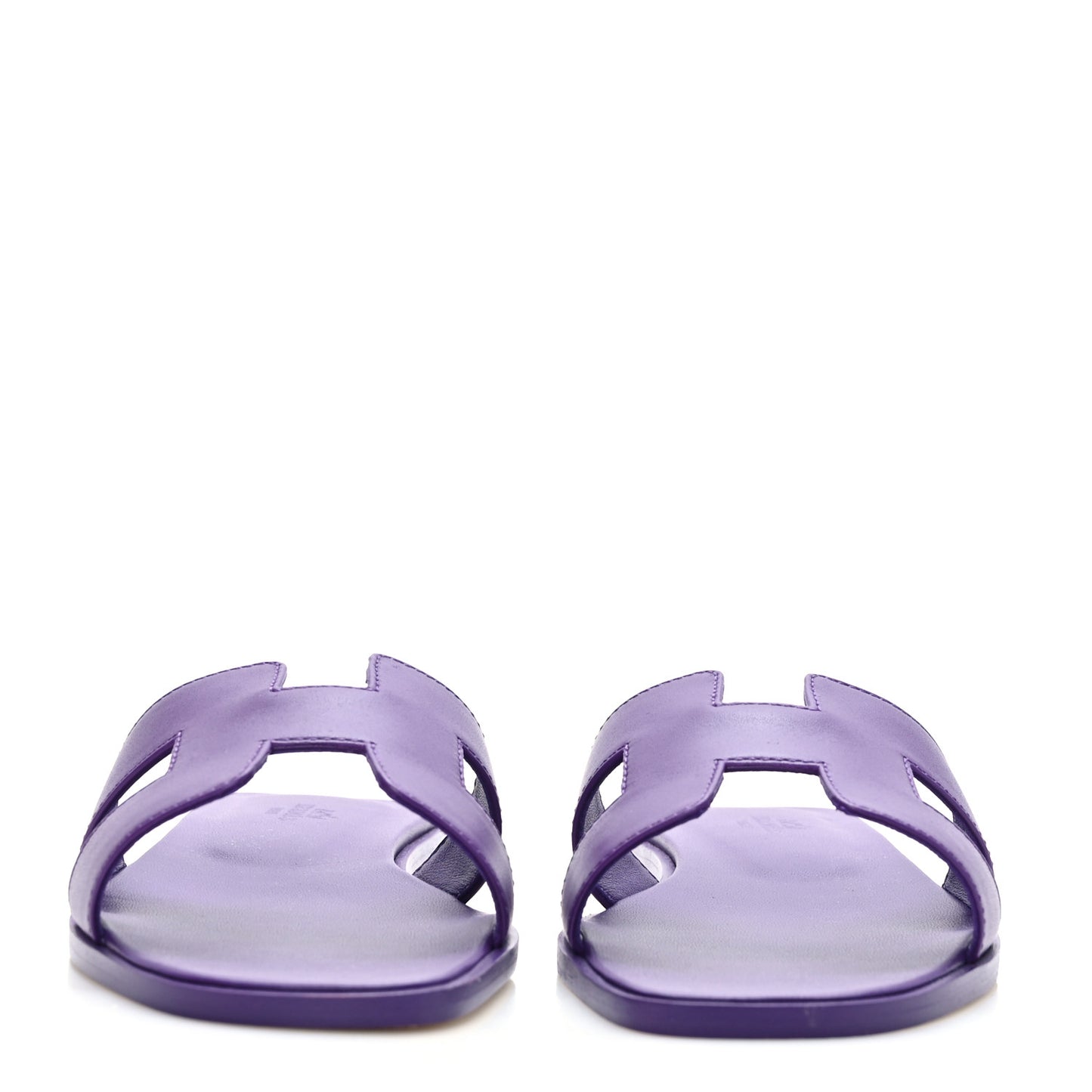 Calfskin Oran Sandals 38 Violet Majorette