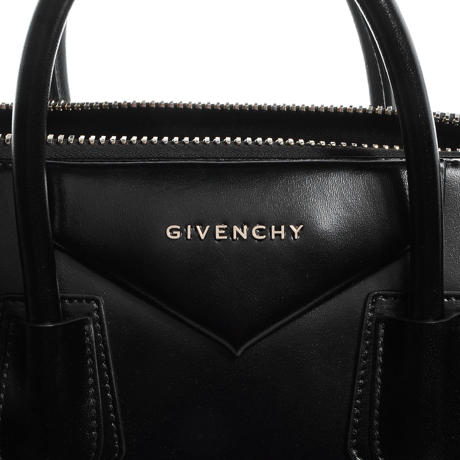 Givenchy Shiny Lord Calfskin Medium Antigona Black 8 of 11