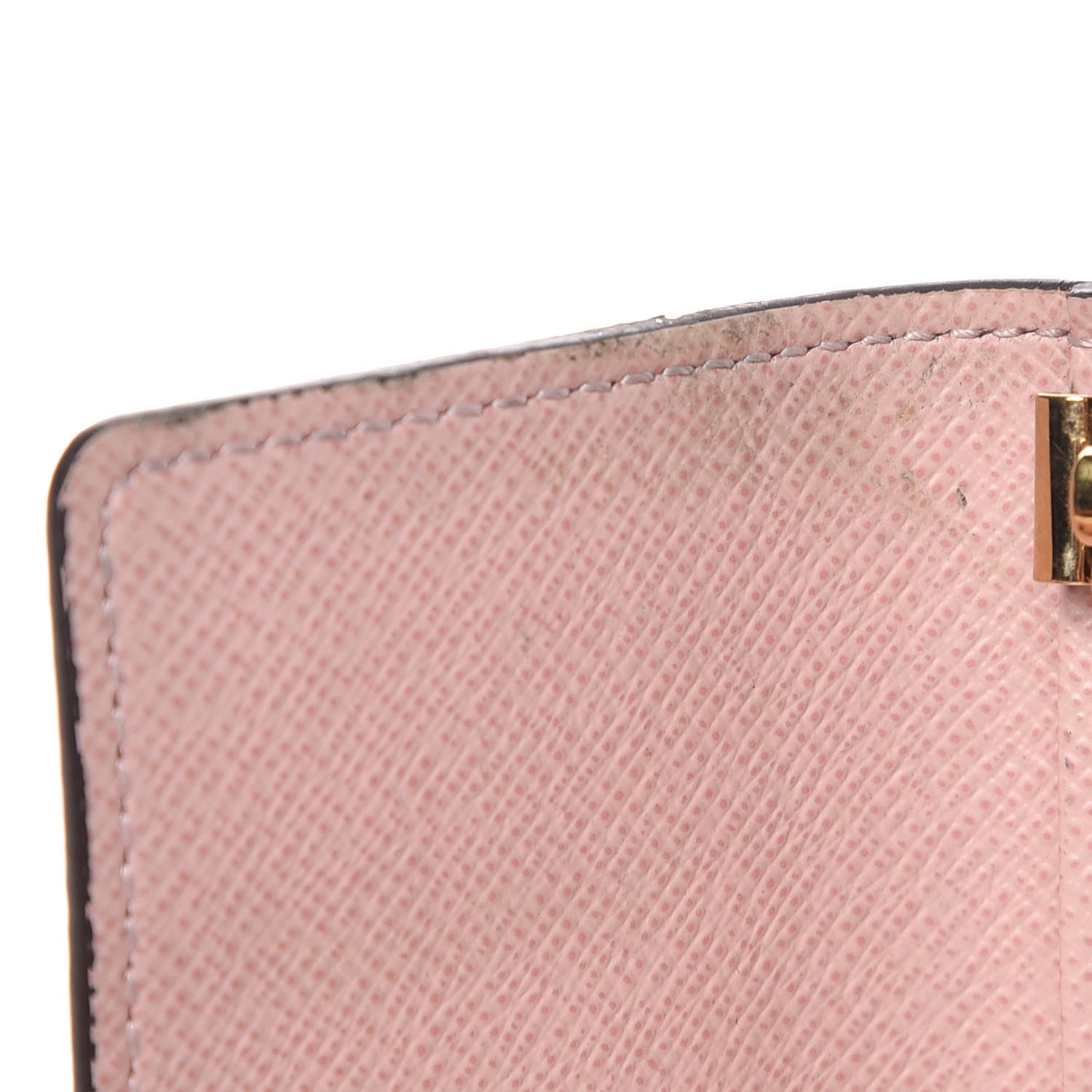 Louis Vuitton Damier Ebene Multicles 6 Key Holder Rose Ballerine 11 of 12