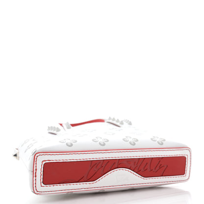 Christian Louboutin Calfskin Loubinthesky Nano Cabata Tote White 4 of 10