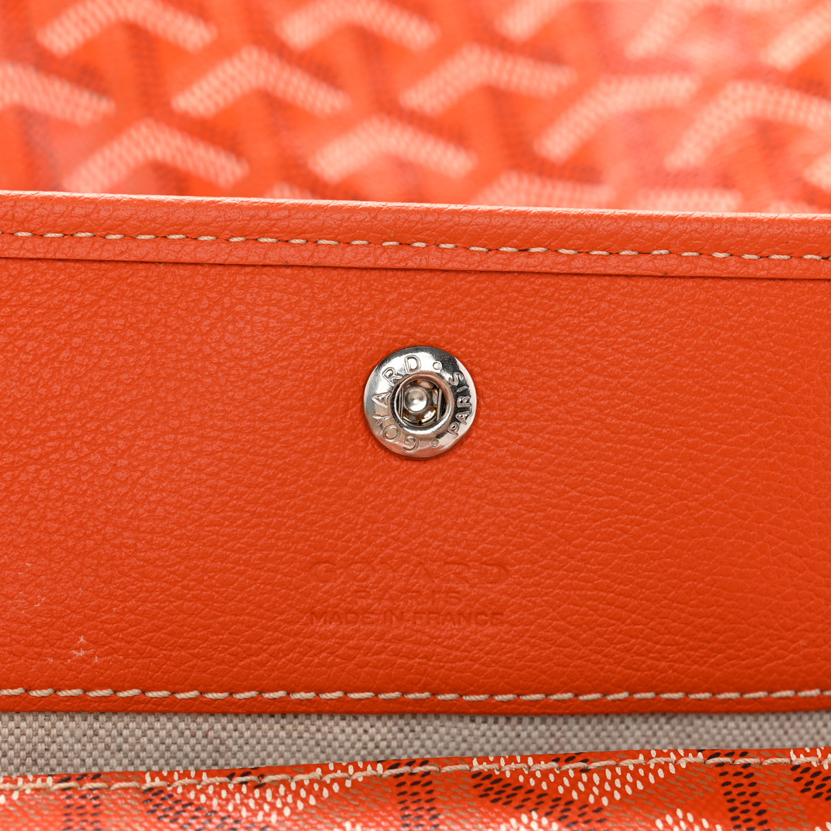 Goyard Goyardine Saint Louis GM Orange 7 of 12
