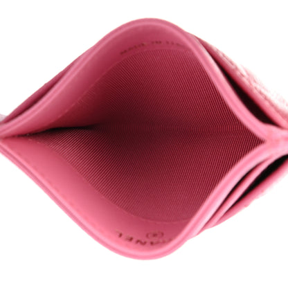 Chanel Caviar Quilted Card Holder Pink 5 of 8