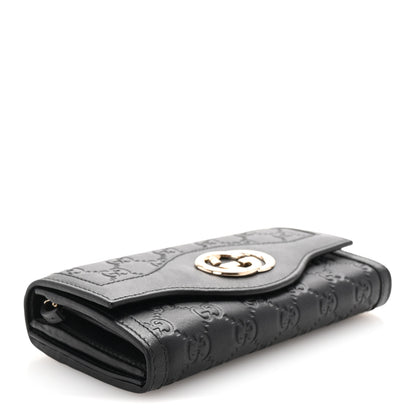 Gucci Guccissima Sukey Continental Wallet Continental Wallet Black 4 of 7