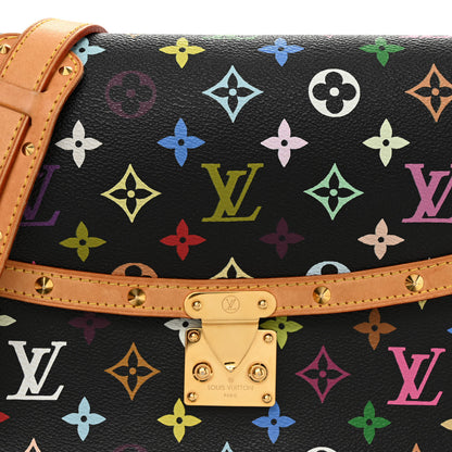 Louis Vuitton Monogram Multicolor Sologne Black 8 of 10