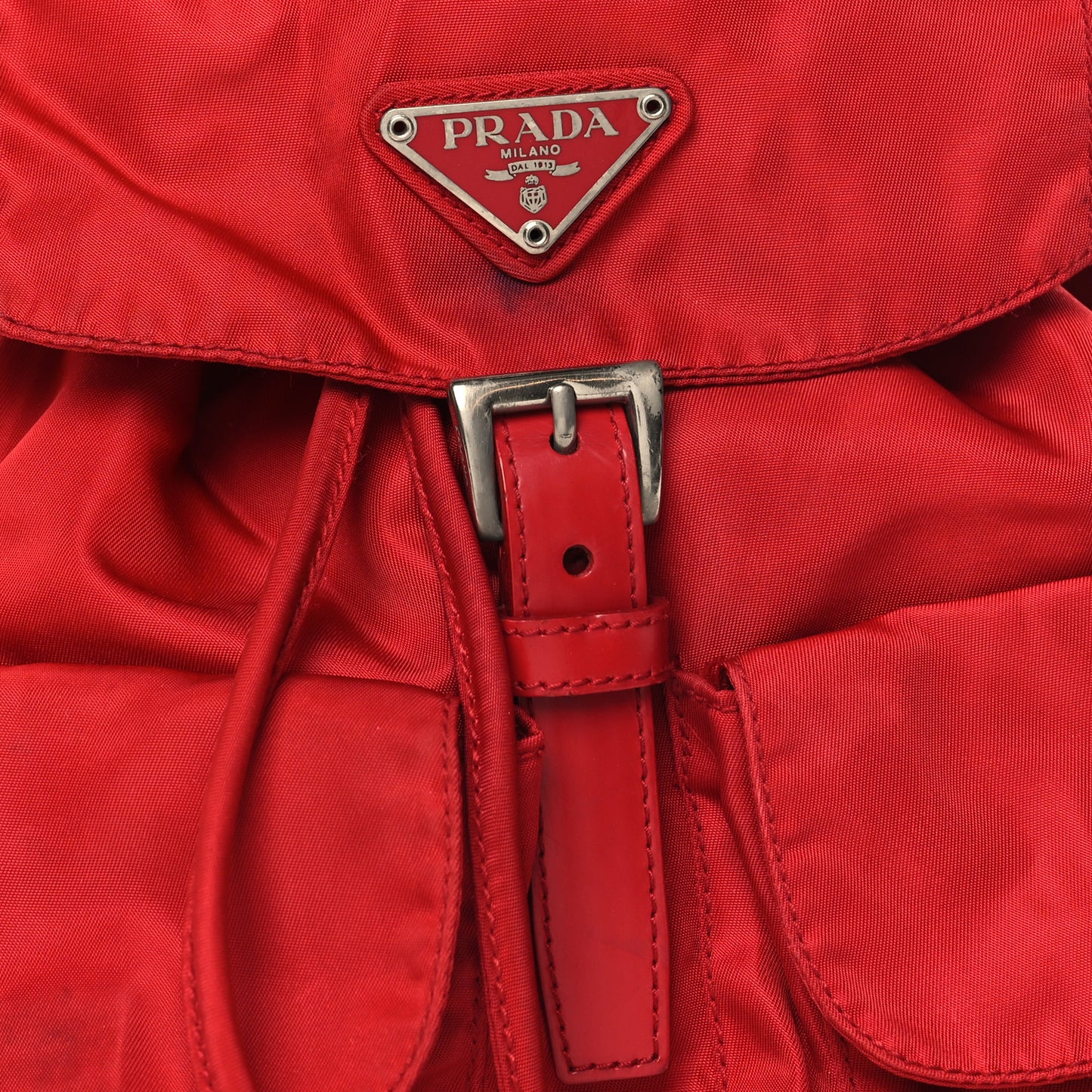 Tessuto Nylon Vela Small Backpack Cerise