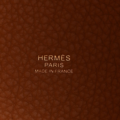 Hermes Taurillon Clemence Picotin Lock 18 PM Gold 6 of 11
