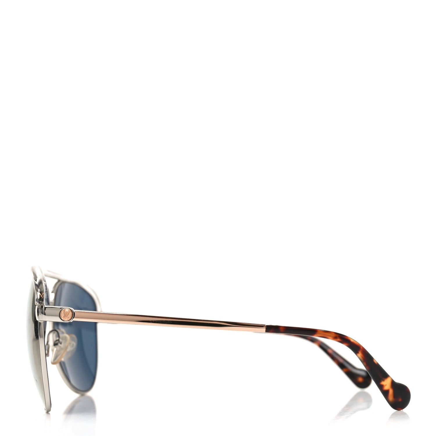 Louis Vuitton Jet Set Aviator Sunglasses Z0858U Silver 3 of 7