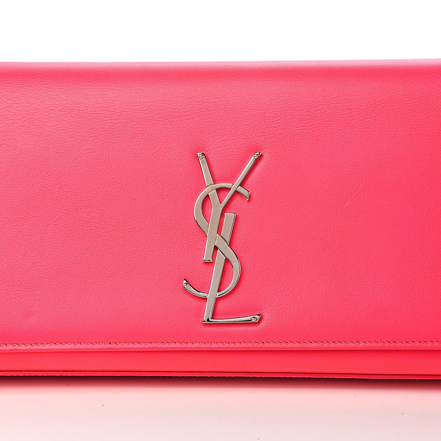 Calfskin Classic Monogram Cassandre Clutch Fuchsia