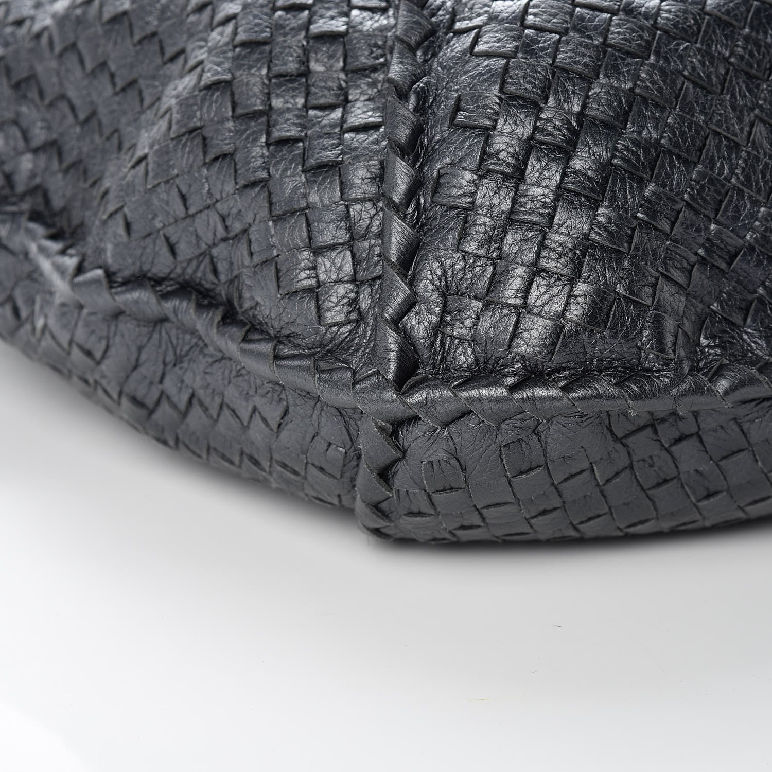 Bottega Veneta Cervo Intrecciato Large Simple Hobo Gunmetal 8 of 9