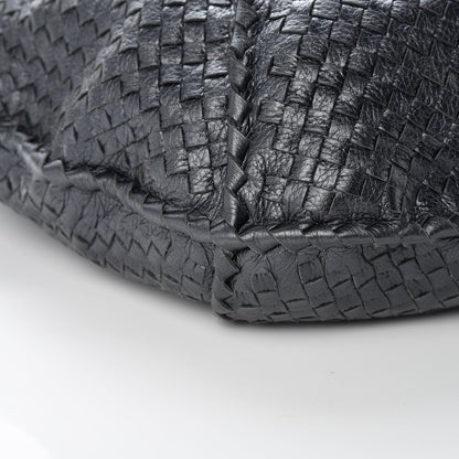Bottega Veneta Cervo Intrecciato Large Simple Hobo Gunmetal 8 of 9