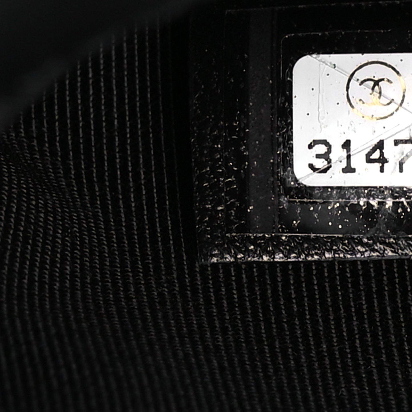 Lambskin Enamel Quilted Document Portfolio Holder Black