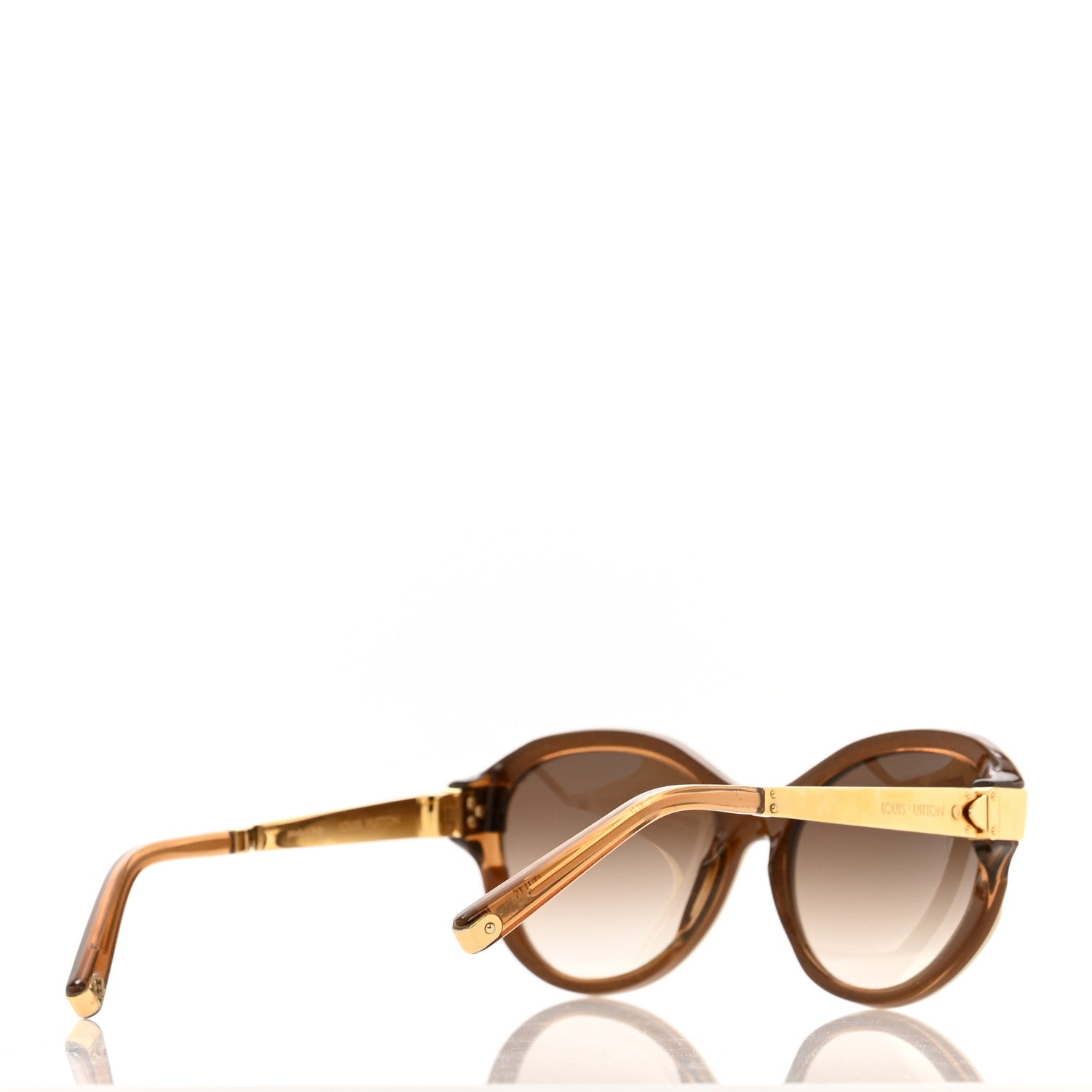 Louis Vuitton Petit Soupcon Cat Eye Sunglasses Z0487W Brown 4 of 6