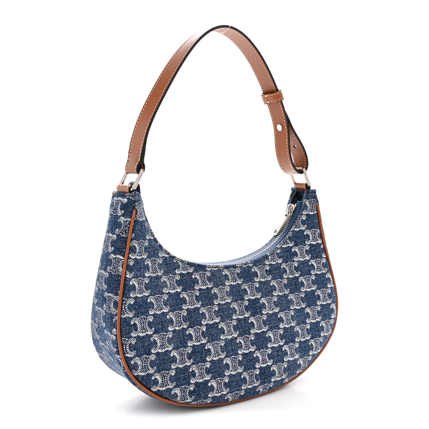 Denim Triomphe Ava Shoulder Bag Blue