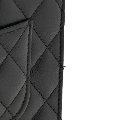 Chanel Caviar Quilted Sweetheart Wallet On Chain WOC Black 12 of 12