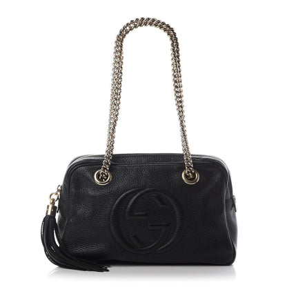 Gucci Pebbled Calfskin Small Soho Bowler Black 1 of 11