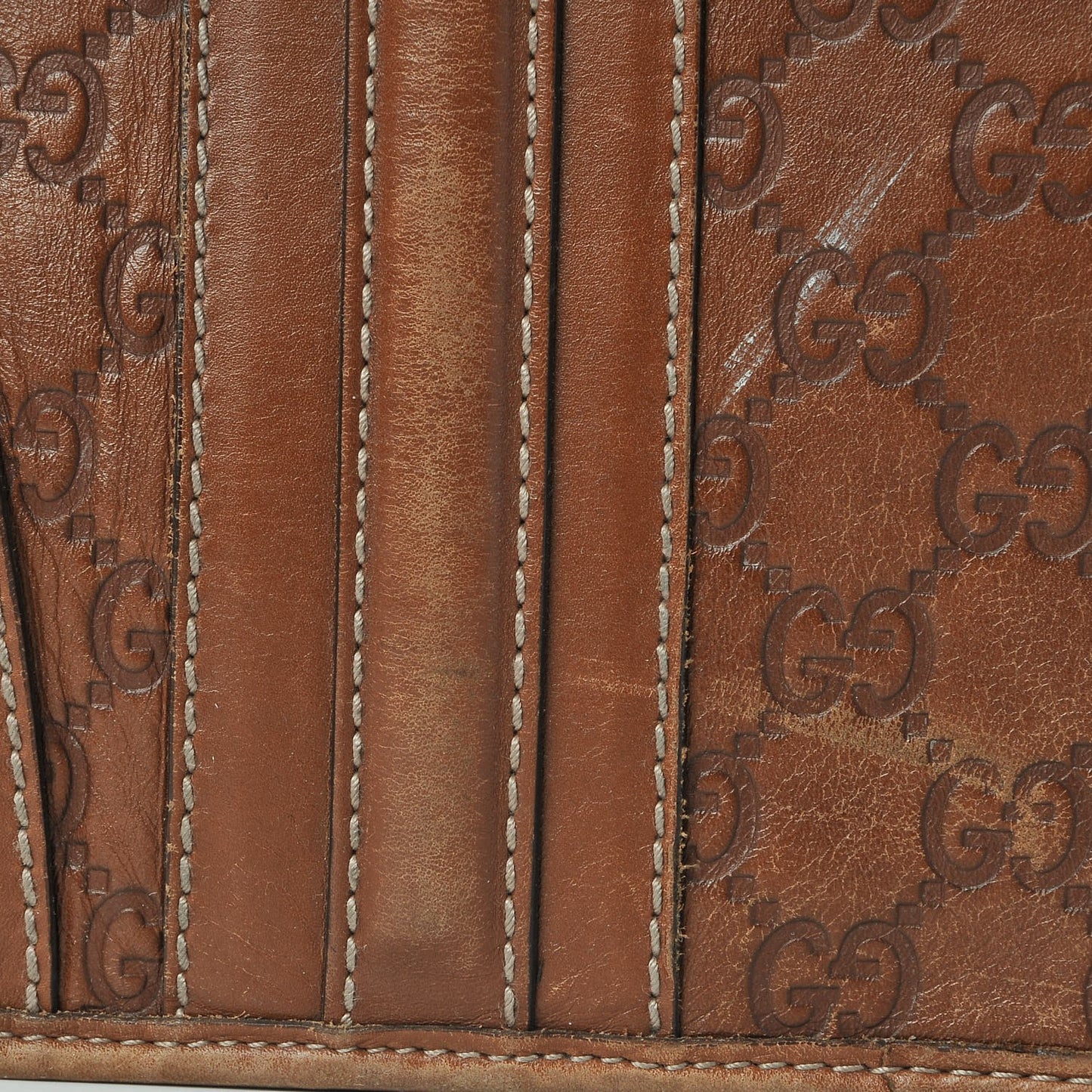 Guccissima Large Tote Brown