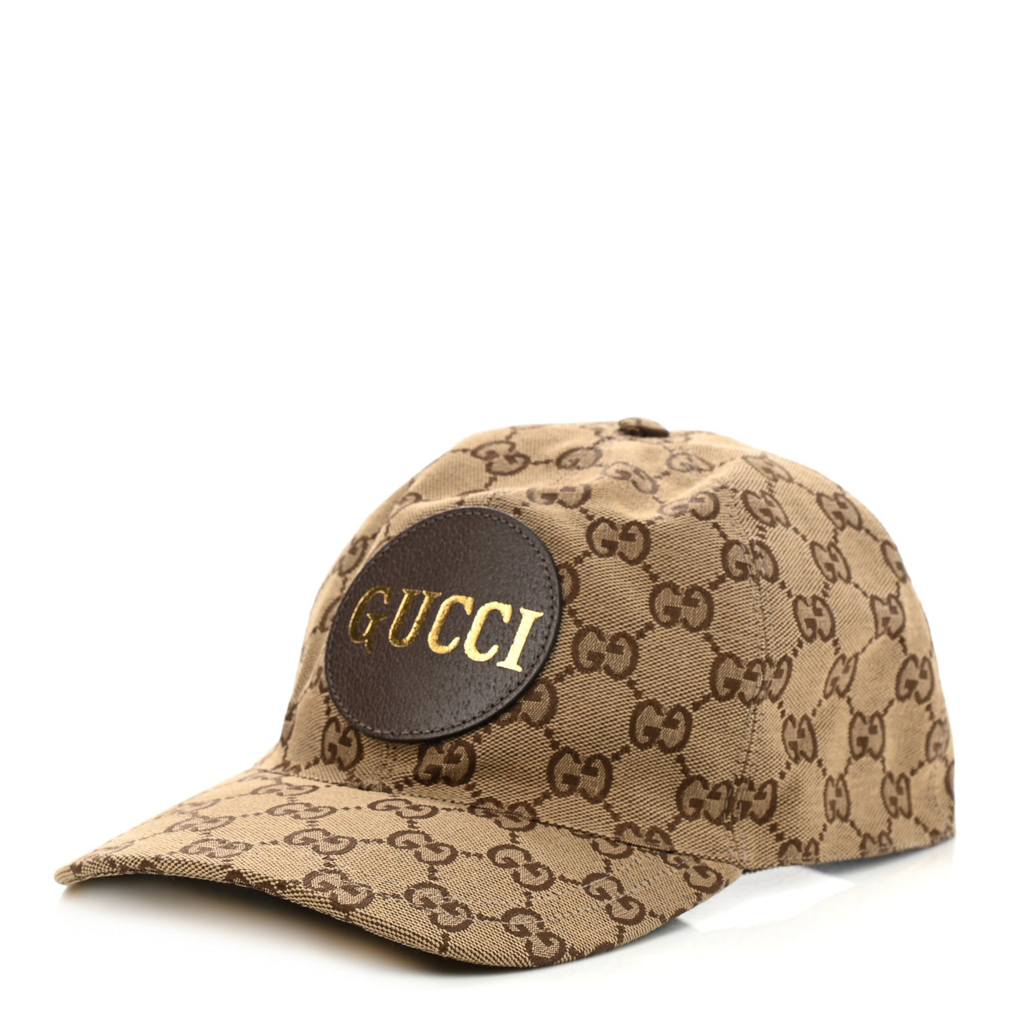 Monogram Textured Dollar Calfskin Zeno Baseball Hat L Beige