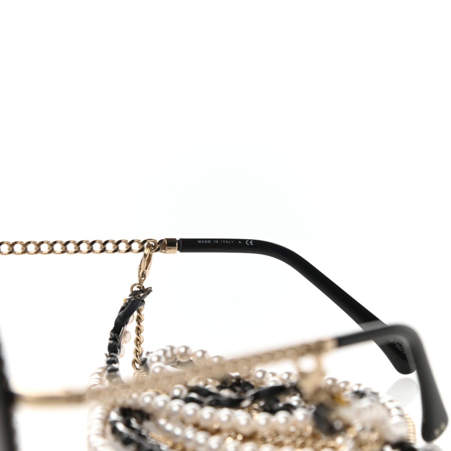 Chanel Round Chain Sunglasses 4245 Gold 6 of 8