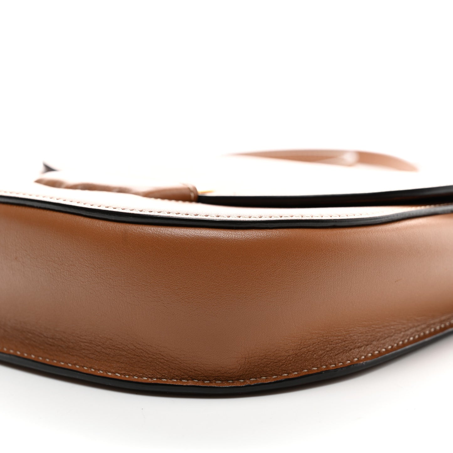 Supersoft Calfskin Small Trotteur Caramel