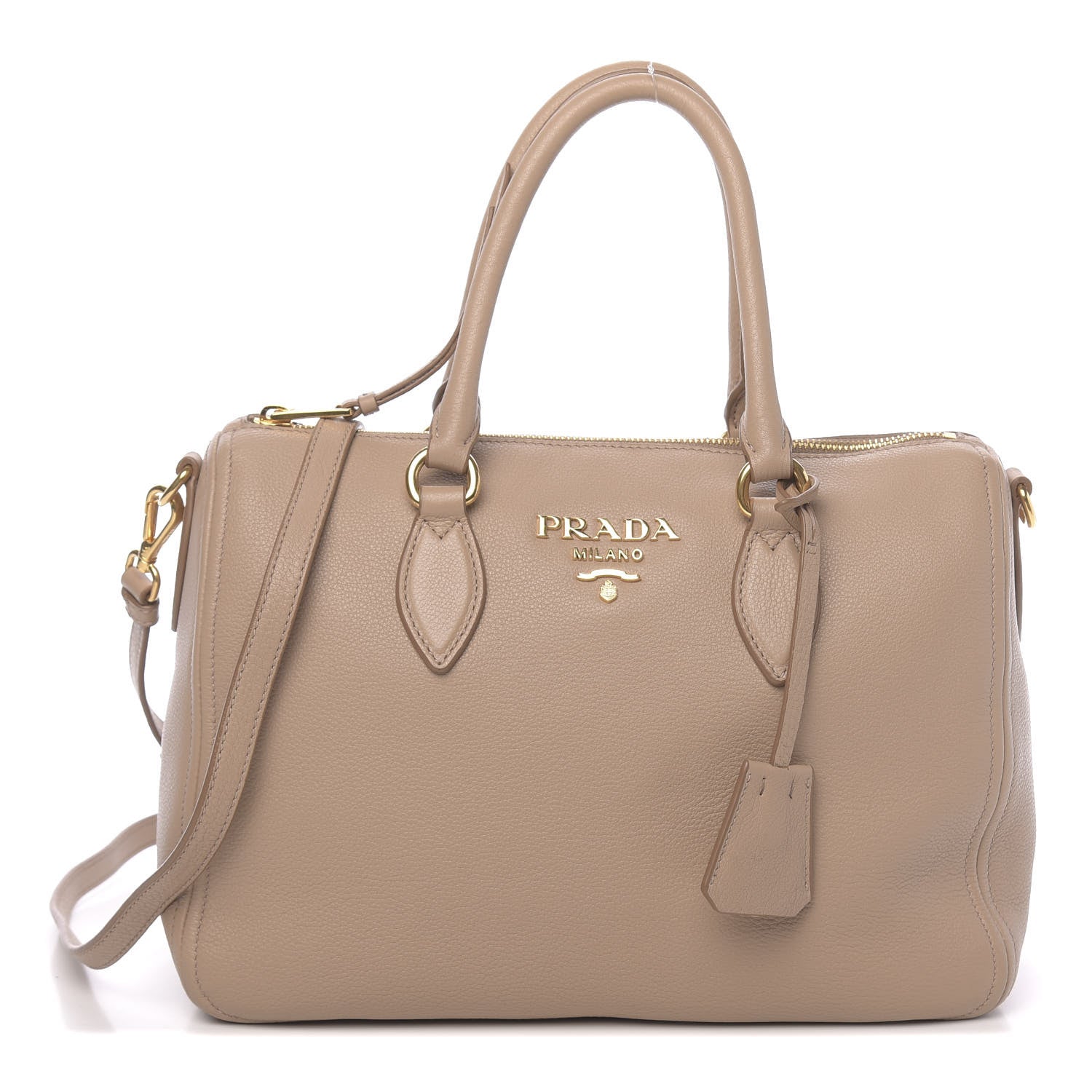 Prada Vitello Phenix Satchel Cammeo 1 of 15