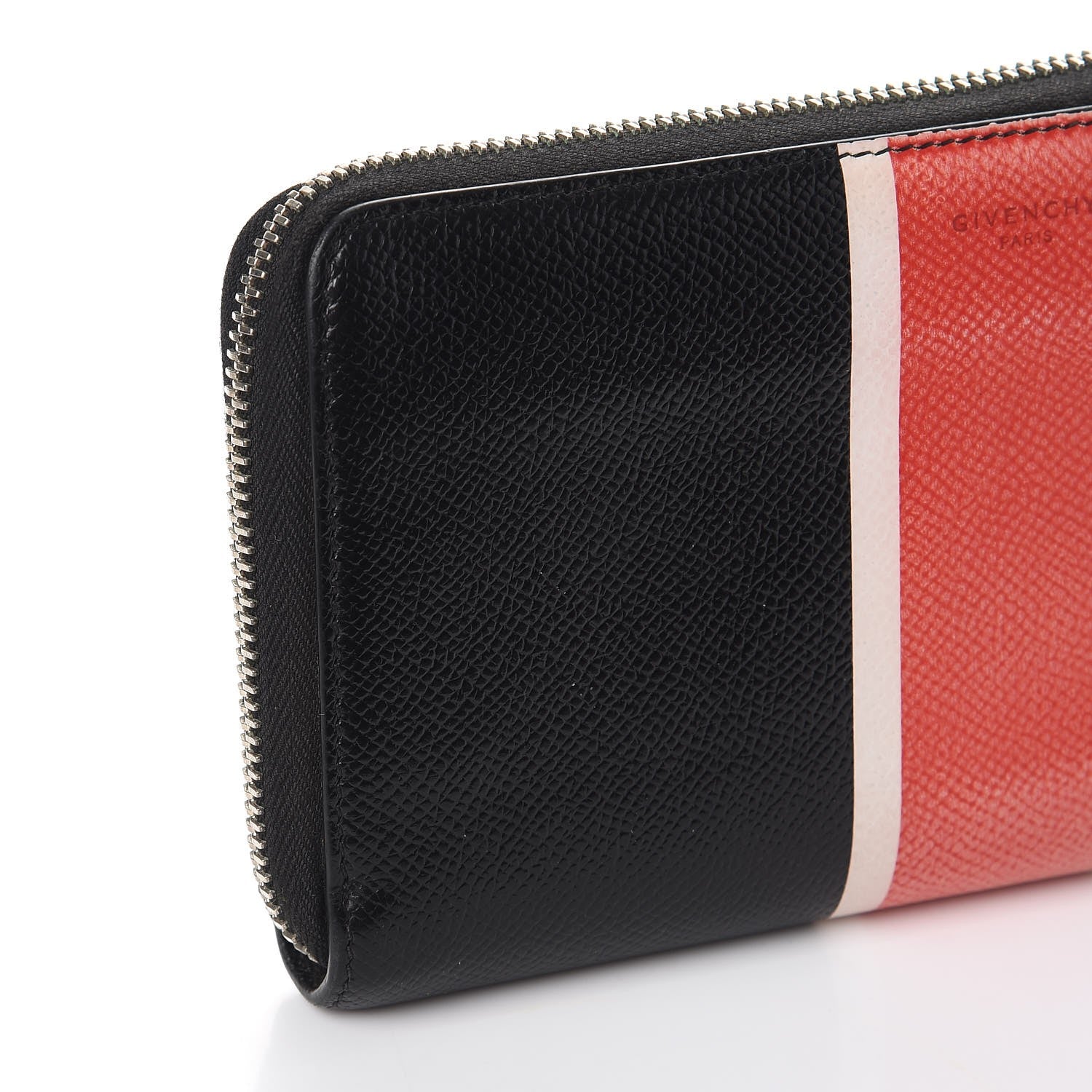 Givenchy Textured Coated Canvas 17 Print Travel Zipped Wallet Black 14 of 15