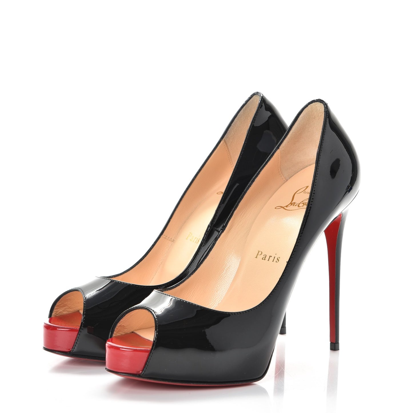 Patent New Very Prive 120 Pumps 37 Black Red