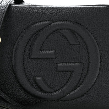 Gucci Pebbled Calfskin Small Soho Disco Bag Black 8 of 16