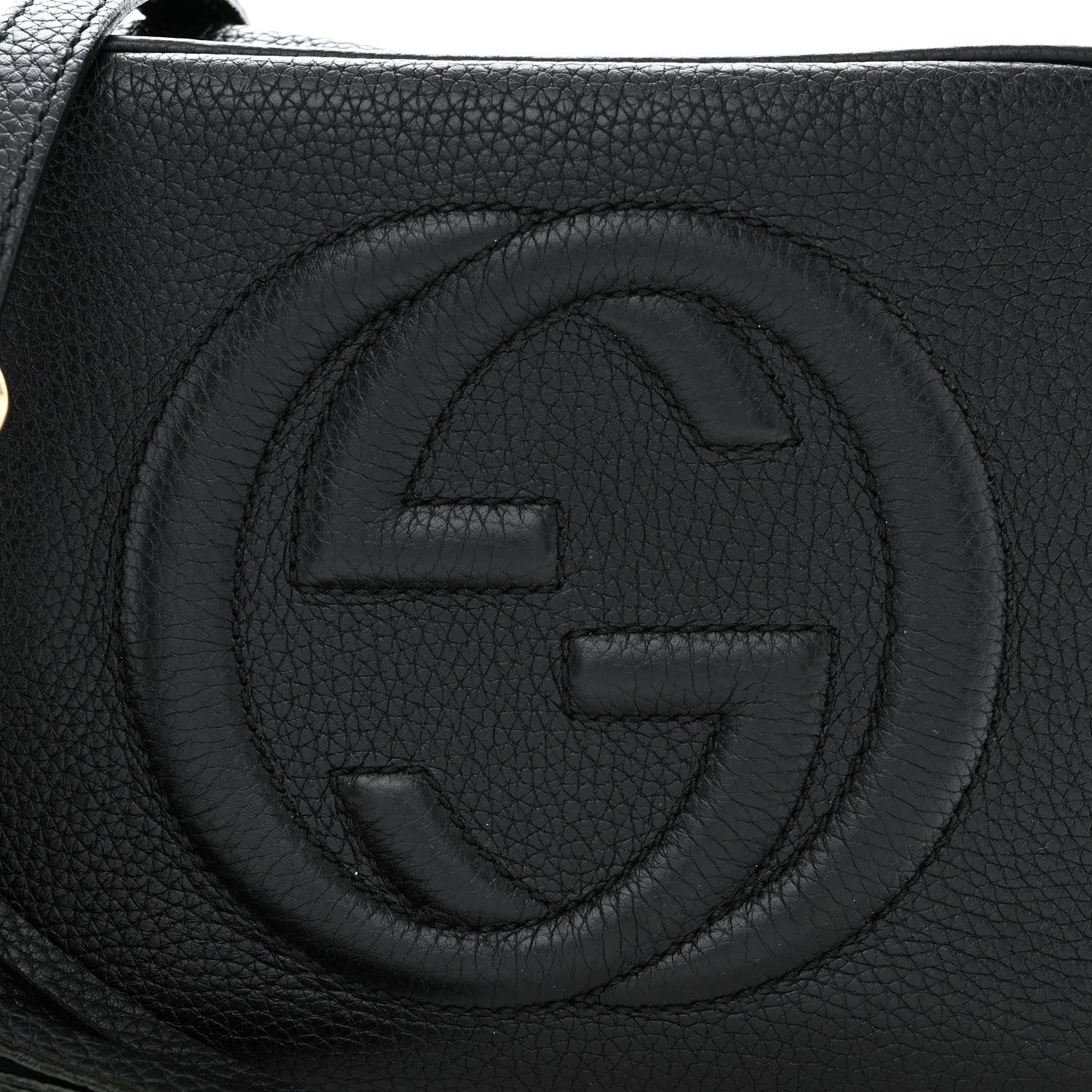 Gucci Pebbled Calfskin Small Soho Disco Bag Black 8 of 16