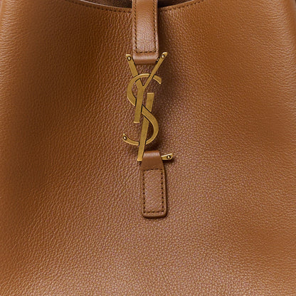 Saint Laurent Smooth Calfskin Small Le 5 A 7 Soft Hobo Fox 8 of 11