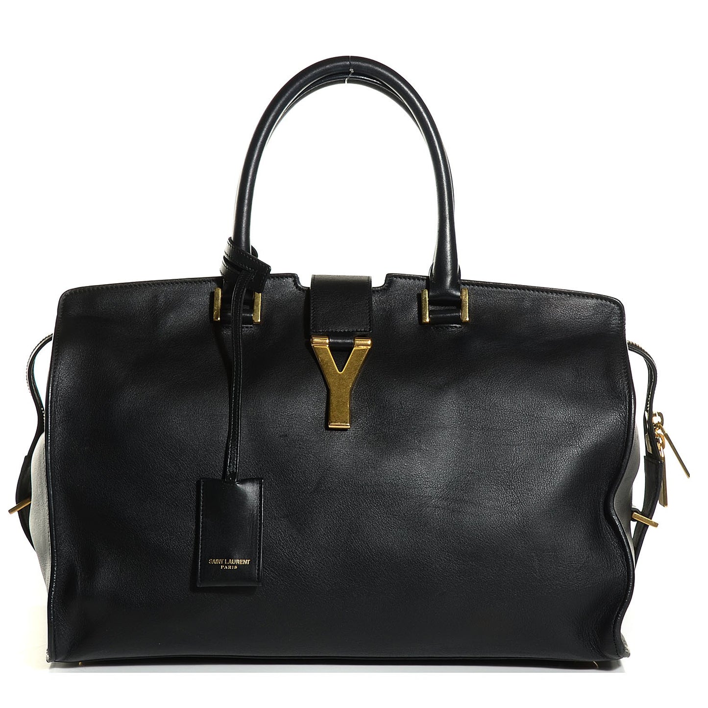 Calfskin Medium Classic Y Cabas Black