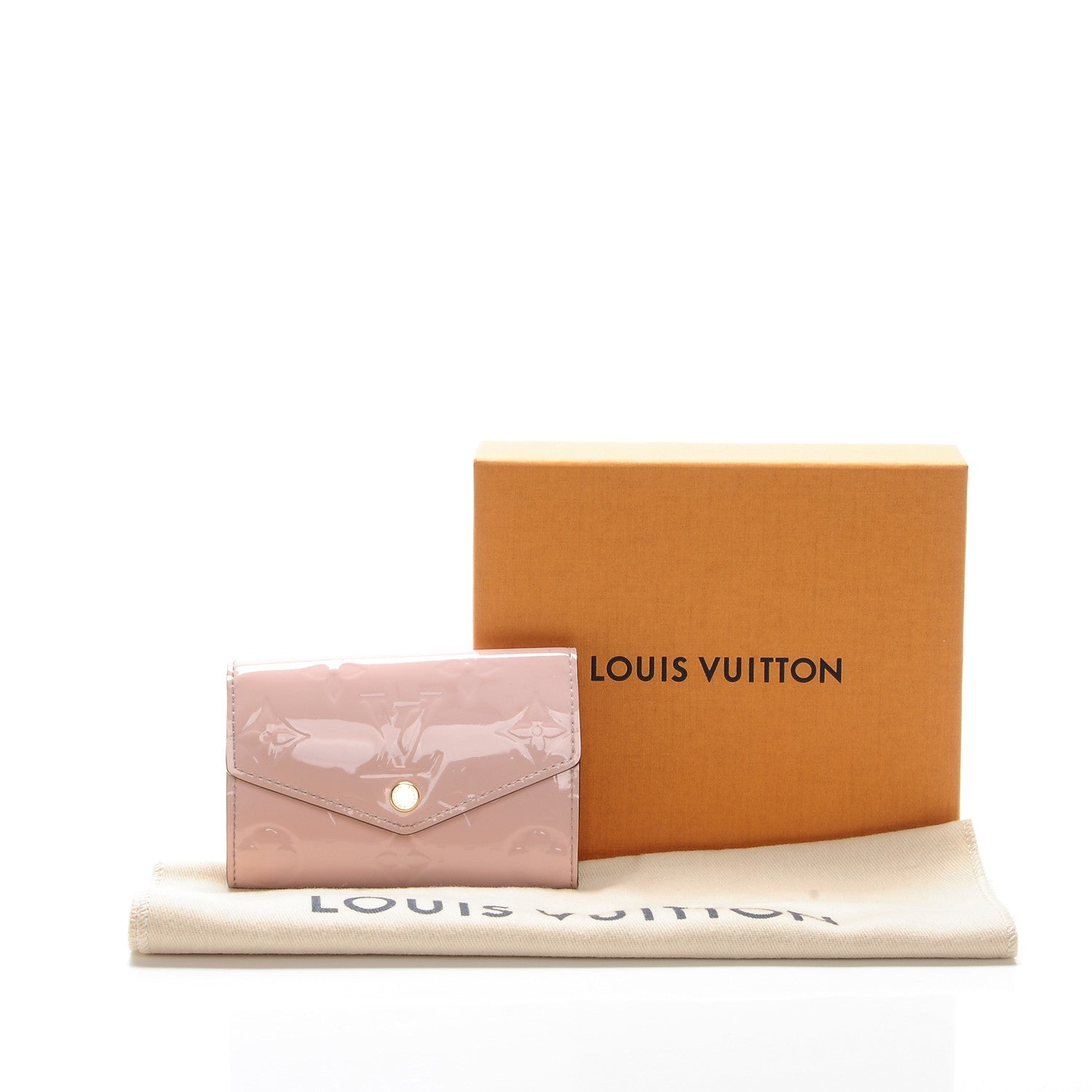 Louis Vuitton Vernis Multicles 6 Key Holder Rose Ballerine 9 of 9