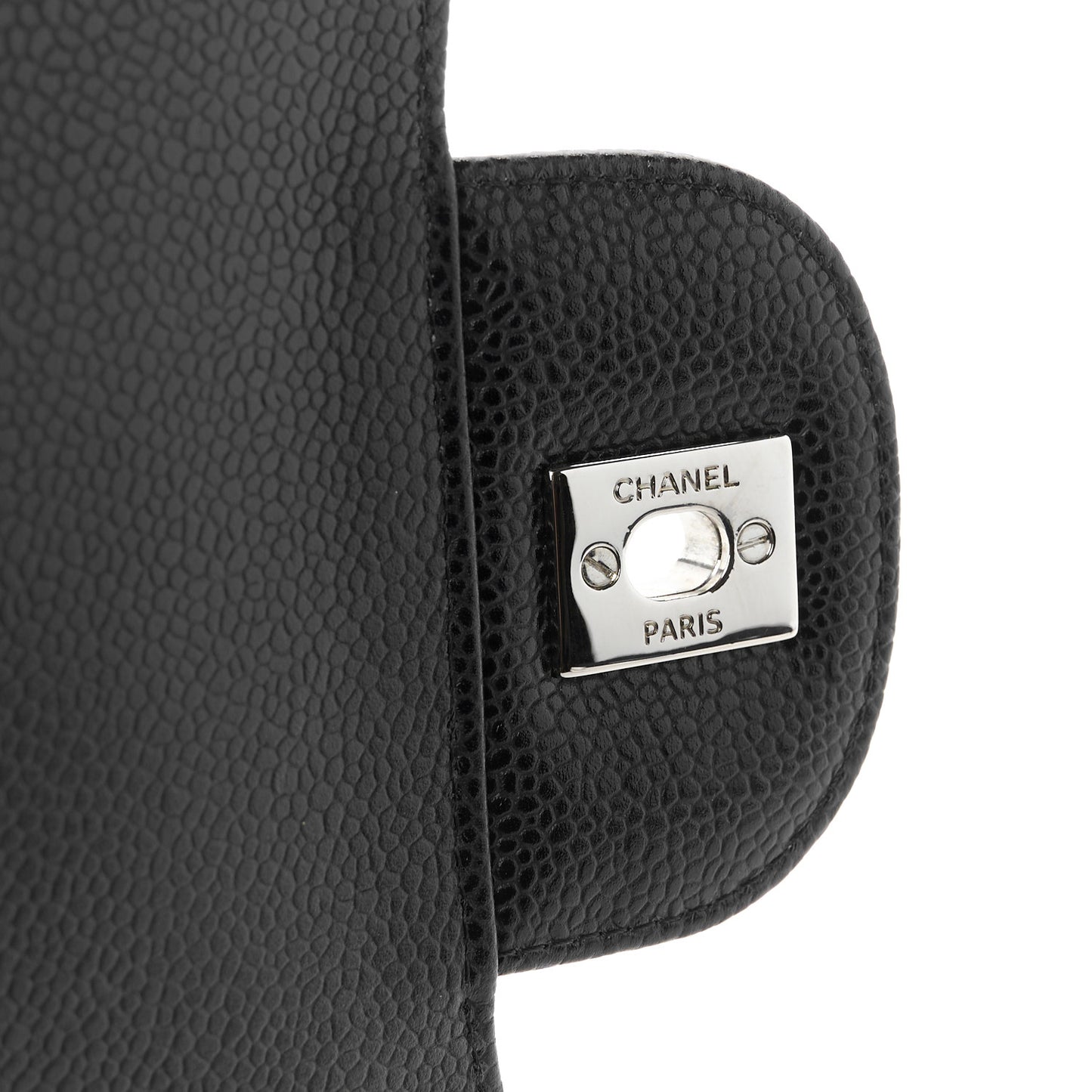 Caviar Quilted Maxi Double Flap Black