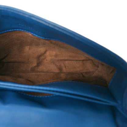 Bottega Veneta Nappa Intrecciato Baby Olimpia Shoulder Bag Blue 5 of 13