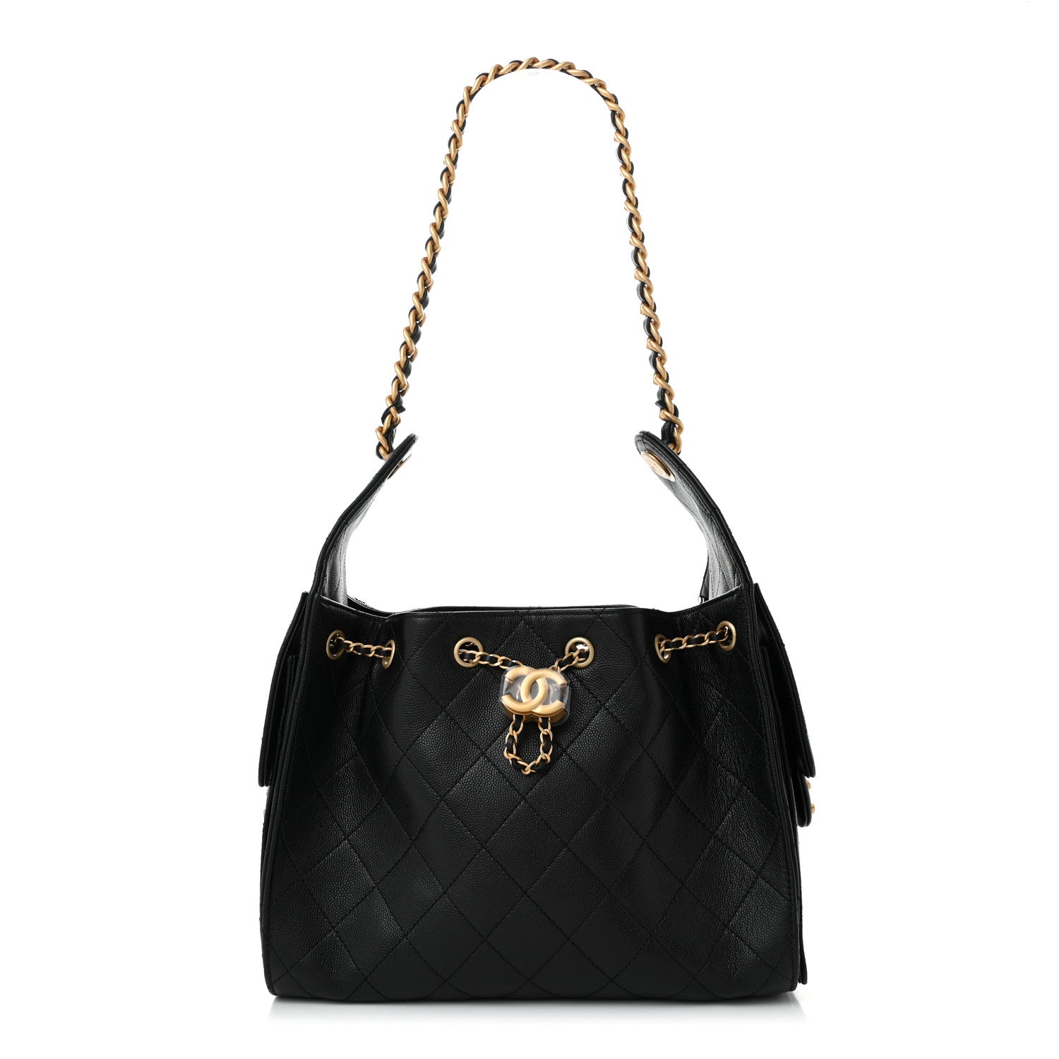 Chanel Caviar Quilted Small Chanel 25 Handbag Black 1 of 11