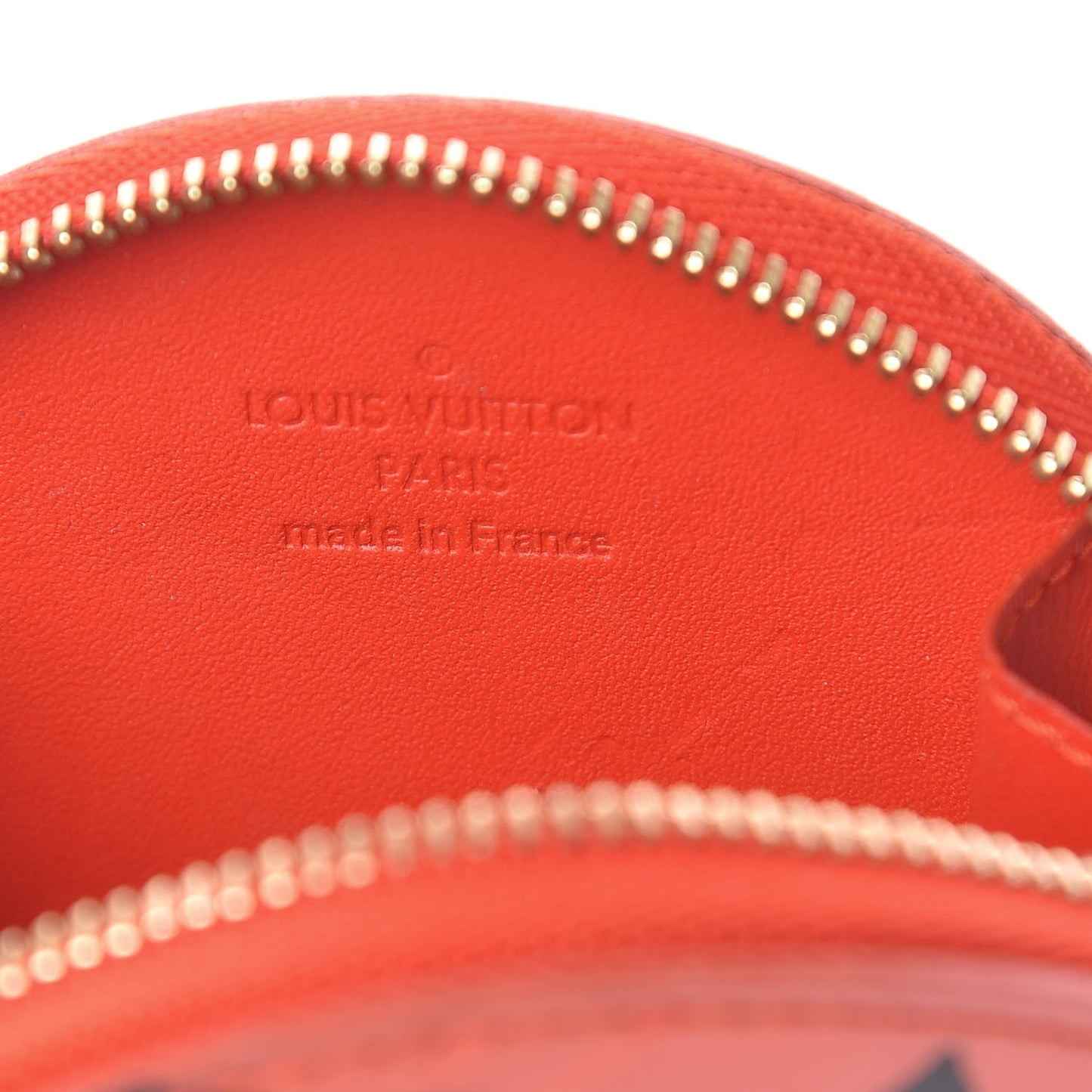 Vernis Roses Chapeau Coin Purse Orange Sunset